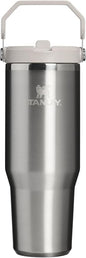STANLEY IceFlow 2.0 Flip Straw Tumbler, 30 oz, Stainless Steel Ash | Easy Carry by Unknown