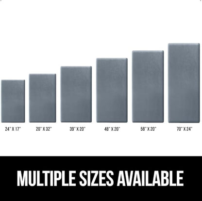 GORILLA GRIP Comfortable Cushioned Kitchen Mats for Floor, Waterproof and Stain Resistant Soft Top, 3/4 Inch Thick Ergonomic Standing Desk Anti Fatigue Mat, Foam Supports Ankles, Feet, 17x24, Charcoal
