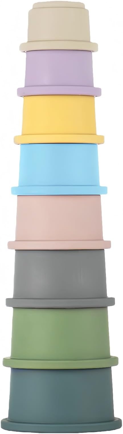 ZYFLSQ Stacking Cups Baby Toy, 8-Piece Set by ZYFLSQ