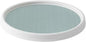 Copco White Non-Skid Turntable | 12 Inch Diameter | Rimmed Edge | For Kitchen Cabinet | Single Pack