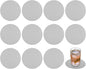 uxcell Round Faux Leather Coasters 4 Inch, Drink Coasters Suit by uxcell