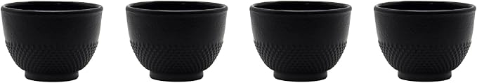 Japanese Cast Iron Tea Cups, Small and Heavy Teacups by SECHUDO
