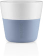 Eva Solo | 2 Lungo Tumbler Mugs | 8 oz Porcelain Coffee Cup Tumblers by EvaSolo