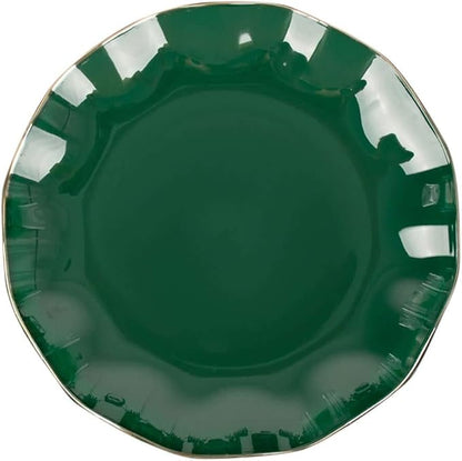 Efavormart 10 Pack | Hunter Emerald Green 6" Round Plastic Dessert Salad Plates - Image 7