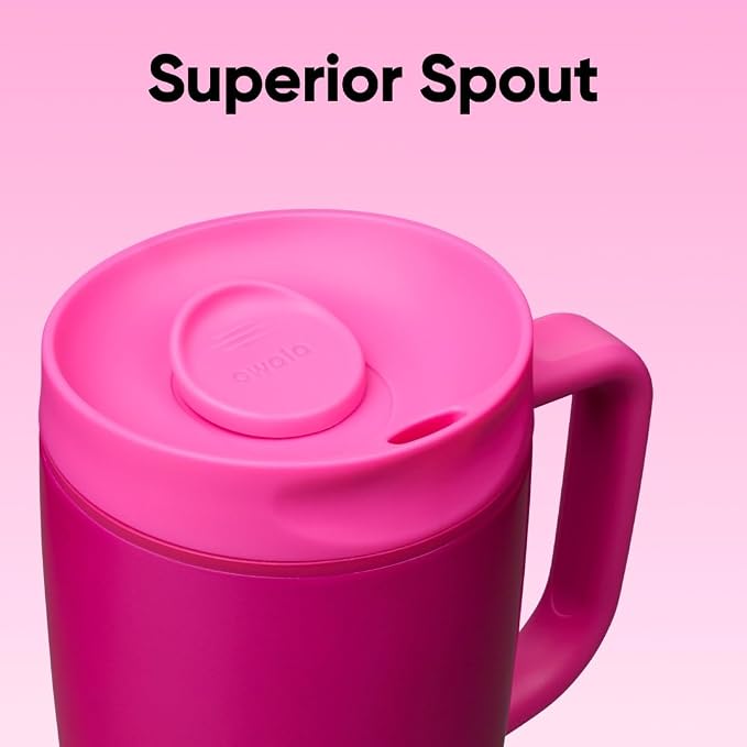 Owala SmoothSip Slider Stainless Steel Insulated Travel Mug - Image 5