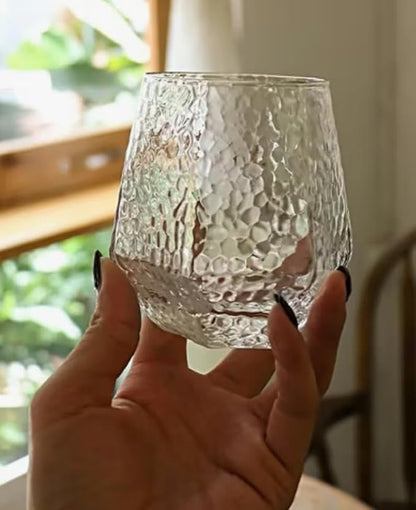 40 Pack Disposable Plastic Wine Glasses 12 oz Diamond Stemless Clear Cups | - Image 9