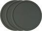 ONLYKXY 3 Pieces 3.93 Inch Silicone Coasters, Round Coasters by Unknown