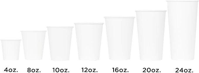 Karat 8oz Paper Hot Coffee Cups Disposable, Leak-Resistant Double Poly-Lined - Image 11