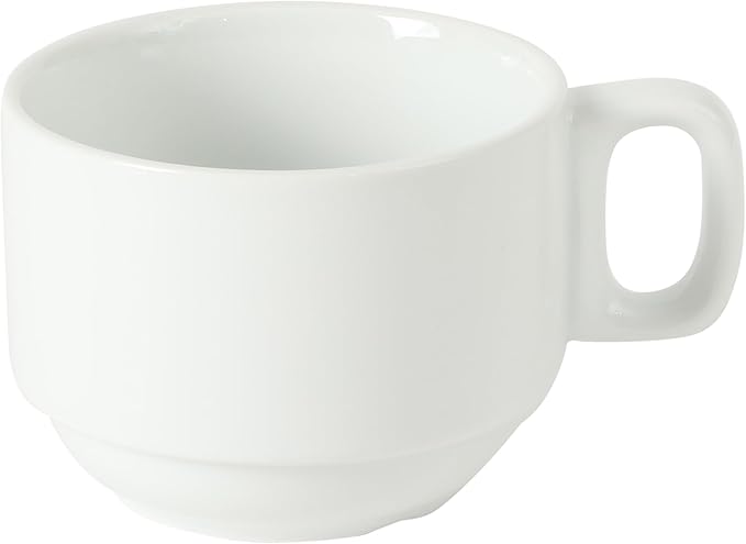 Gibson Home Gracious Dining 7-Ounce Cappuccino Cups Set of 4, Stackable Coffee - Image 7