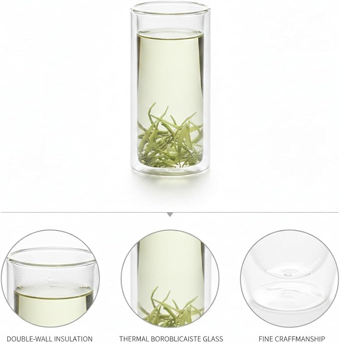 Double Wall Borosilicate Glass Mug - Image 6
