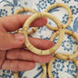 Napkin Rings Bamboo Handmade Napkin Rings Set of 6 by YUWIXMOX