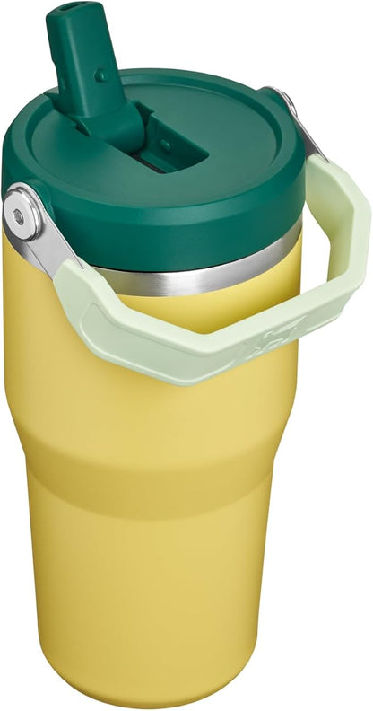 STANLEY IceFlow 2.0 Flip Straw Tumbler, 20 oz, Daffodil Emerald | Easy Carry - Image 3