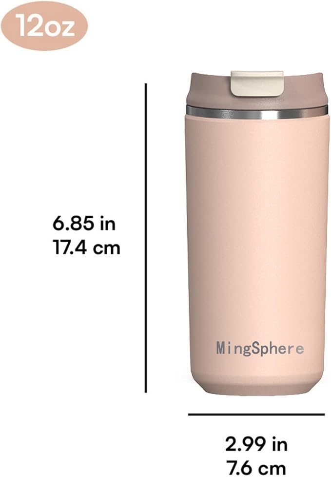 12oz Insulated Stainless Steel Coffee Tumbler - Image 2