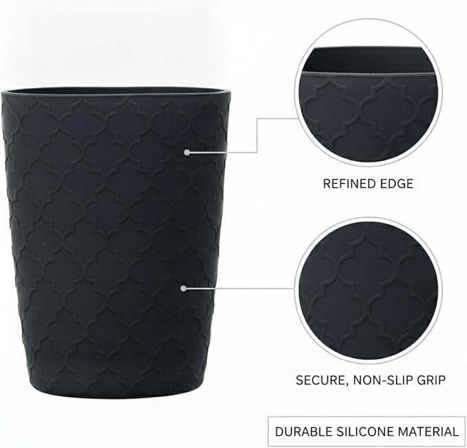 Silicone Cup Sleeve for 16oz and 20oz Mugs, Heat Insulation Grip for - Image 6