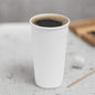 Karat 20 oz Paper Hot Coffee Cups White Disposable Cup by Karat