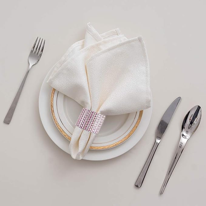 Accmor 100pcs Napkin Rings, DIY Decoration - Image 3