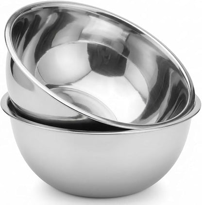 Large Stainless Steel Mixing Bowl 8 Quart by Notana