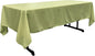 LA Linen Polyester Poplin Washable Rectangular Tablecloth, Stain and Wrinkle Resistant Table Cover 60x102, Fabric Table Cloth for Dinning, Kitchen, Party, Holiday 60 by 102-Inch, Sage