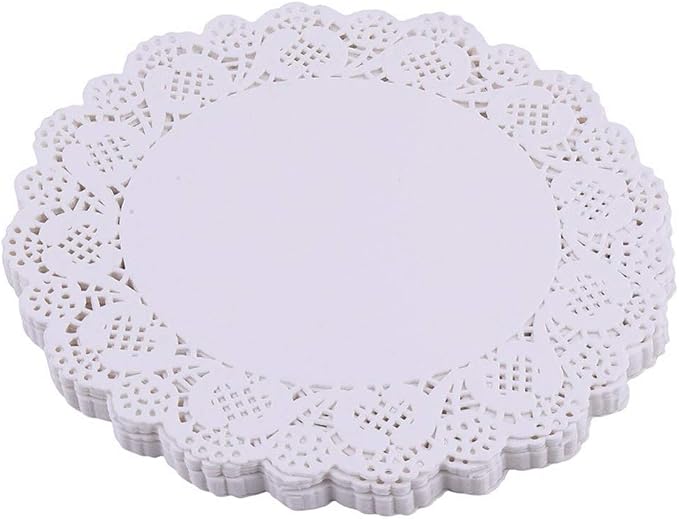Tim&Lin White Lace Paper Doilies by Tim%26Lin