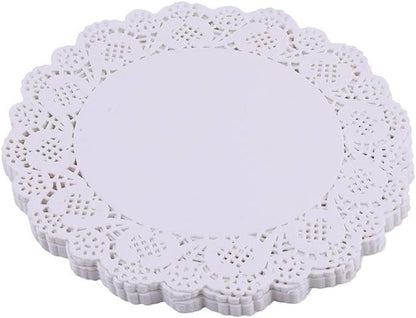 White Lace Paper Doilies by Tim%26Lin