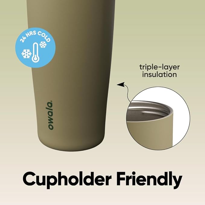 Owala FreeSip Sway Stainless Steel Water Bottle 40 oz Off Road - Image 4