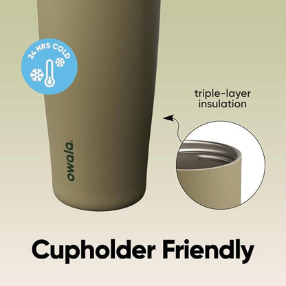 Owala FreeSip Sway Stainless Steel Water Bottle 40 oz Off Road - Image 4