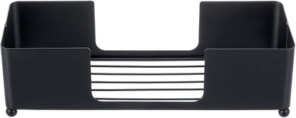 MyGift Modern Matte Black Metal Tabletop Commercial Folded Paper Towel Holder - Image 5