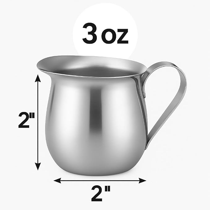 Stainless Steel Bell Creamer Espresso Shot Frothing Pitcher Cup Latte Art - Image 2
