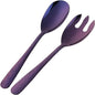 Salad Spoon and Fork Set, 12 Inch Stainless Steel Salad Server, Dishwasher Safe by Unknown
