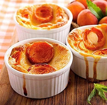 Samsle Porcelain Ramekins 4 oz Oven Safe, Small Souffle Dishes - Image 7