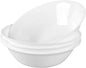 25OZ Cereal Soup Bowl Set of 4, Opal Glass 7.5 inch White Bowls for Ramen, Noodle, Salad, Fruit, Dishwasher and Microwave Safe