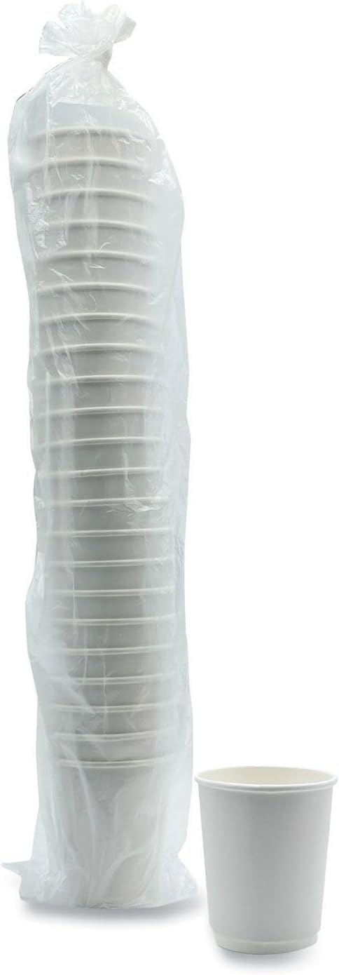 Boardwalk Paper Hot Cups, 8 oz, Double-Walled | Ideal - Image 2