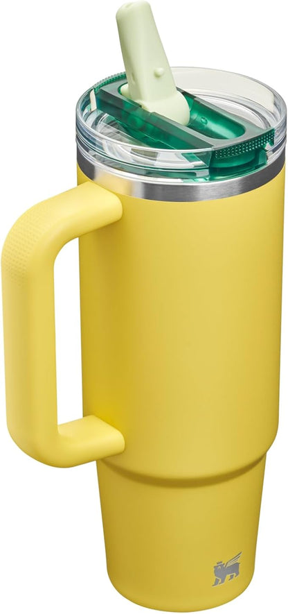 STANLEY Quencher ProTour Flipstraw Tumbler, 30 oz, Daffodil Emerald | Built-In - Image 3