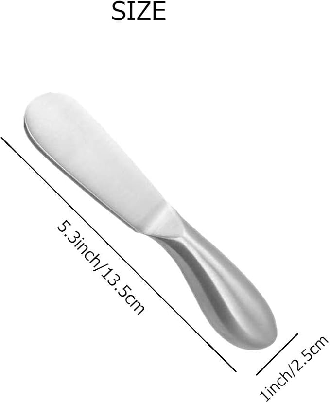 4 Pcs Stainless Steel Cheese and Butter Spreader Knives Set | Charcuterie - Image 2