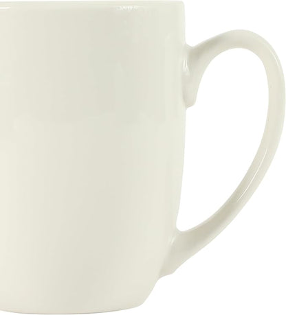 Gibson Home Great Essentials 16 Ounce Porcelain Coffee Mugs - Image 6