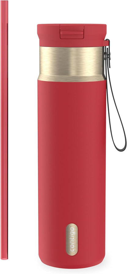 Contigo SnapSeal 24 oz Stainless Steel Vacuum-Insulated Water Bottle by Unknown