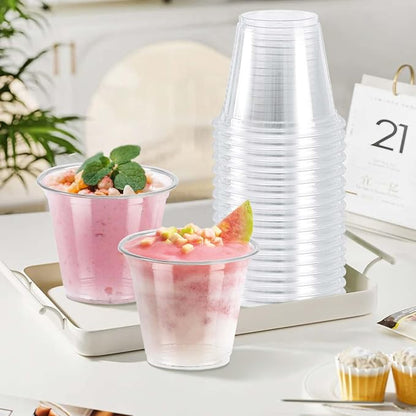 Clawsoff 300 Pack 9 oz Clear Plastic Cups Disposable Plastic Cocktail Cups | - Image 6