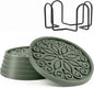 Coasters for Drinks, Resistant Reusable Silicone Coasters by Unknown