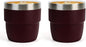 Zenbo 4 oz Espresso/Coffee Cups, Ceramic-Lined Double Wall Vacuum Insulated by Zenbo