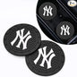 Silicone Yankees Car Cup Holder Coasters,Baseball Fans Car Coasters for NY Yankees Fans, Non-Slip Universal Fit Cup Holder Insert