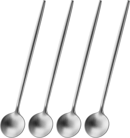 DEHOV 6.7 Inches Coffee Spoons Set, 4 Pieces Stainless Steel 18/10 Iced Tea by DEHOVKitchen
