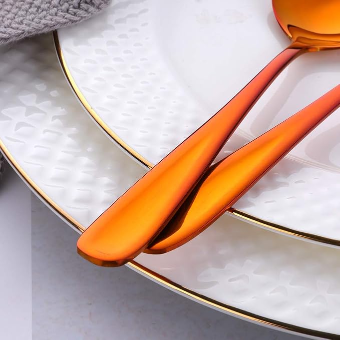 Buyer Star Bouillon Spoon Sets, 7-Inch Round Soup Spoons, Stainless Steel - Image 5