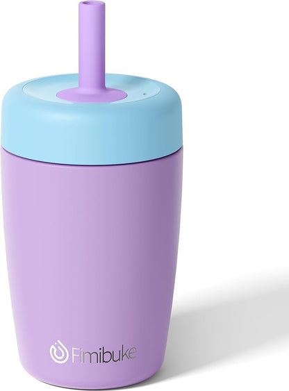 Fimibuke Toddler Cups Spill Proof, 12 OZ Sippy Cup by Fimibuke