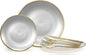 " OCCASIONS " 150 Piece set-Wedding Plastic Plates & cutlery -Disposable by OCCASIONSFINESTPLASTICTABLEWARE
