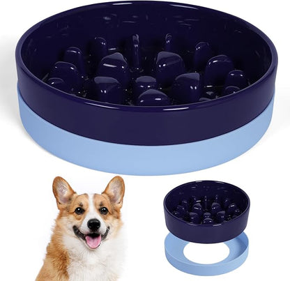 Sted Ceramic Slow Feeder Dog Bowls by Sted