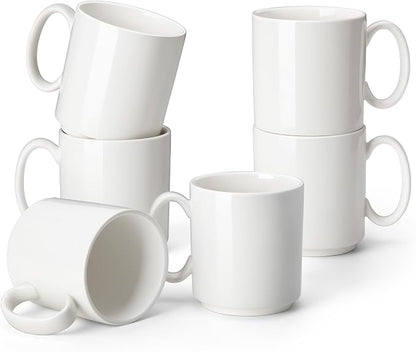 vancasso Porcelain Coffee Mugs Set of 6, 16 oz Coffee Cups by vancasso