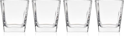 TRUE Square Rocks Glass, Old Fashioned Whiskey Glasses, Superb Drinking Cups - Image 9