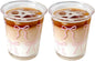 2 Pack 12 OZ Cute Bow Glass Cup French Drinking Glasses | Thick Sturdy by yaocoral