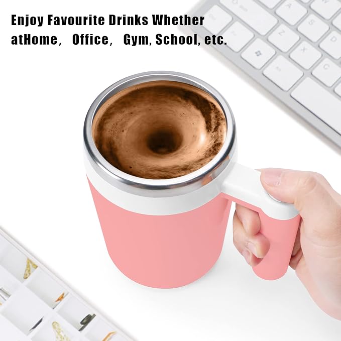 Self Stirring Mug, Rechargeable Auto Magnetic Coffee Mug - Image 8