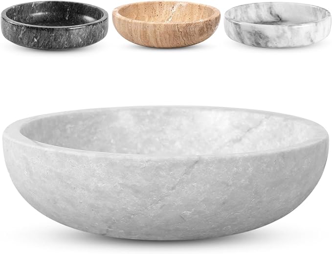 FNTSTICGOODS Travertine Decorative Bowl by Unknown
